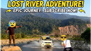 Lost river adventure(we crossed a hidden river in the mountains) EPIC JOURNEY 😱😂#offroading