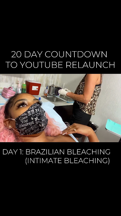 DAY 1: BRAZILIAN BLEACHING (INTIMATE BLEACHING) #brazilianbleaching #intimatebleaching