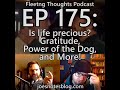 Episode 175: Is life precious? Gratitude, Power of the Dog, and More!