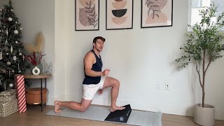 Improve Hip and Ankle Mobility: Toes Elevated Isometric Split Squat