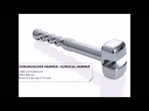 Medical Machining Parts - Turning and Milling process, precision production of surgical hammers.