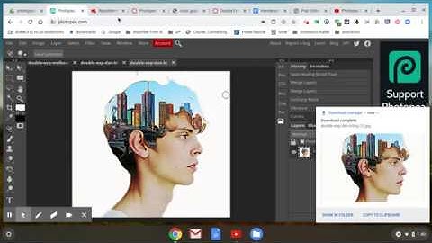Double Exposure in Photopea