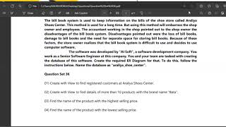 DBMS Question Set 36.