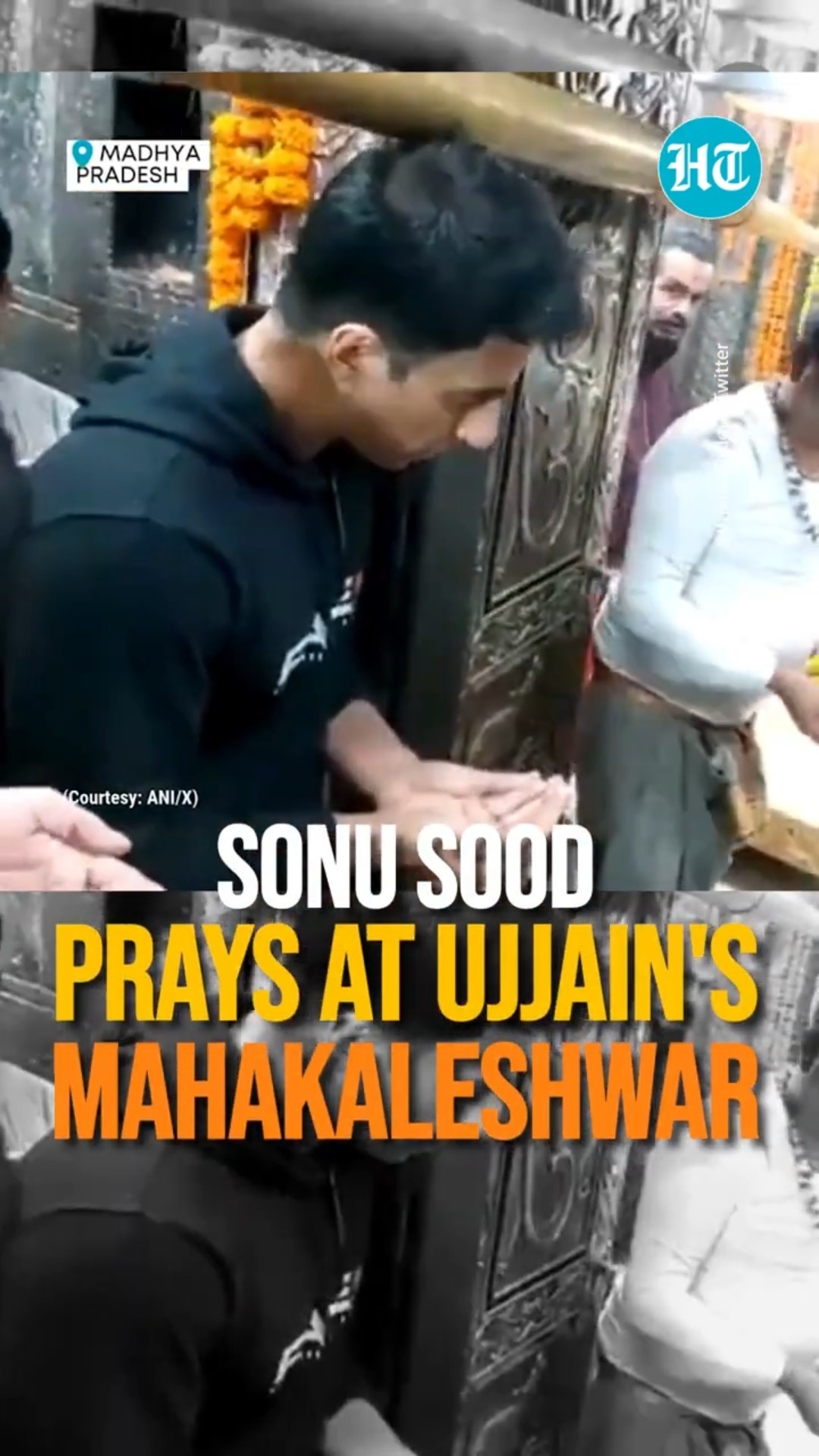 Actor Sonu Sood Offers Prayers At Mahakaleshwar Temple In Ujjain #shorts