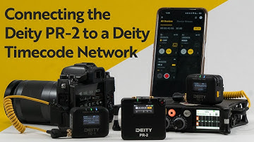 Connecting the Deity PR 2 to a Deity Timecode Network
