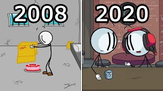 Evolution Of Henry Stickmin 2008-2020