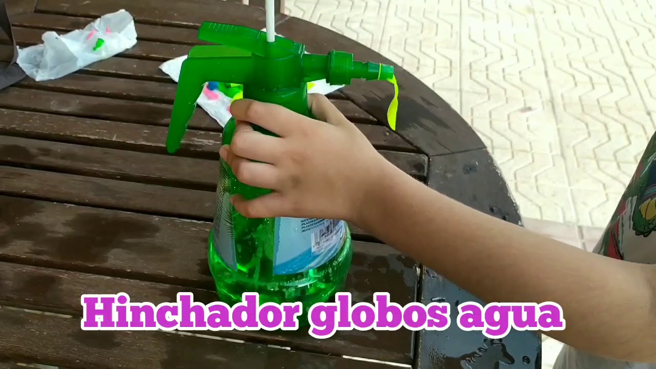 Hinchador de globos de agua niños 