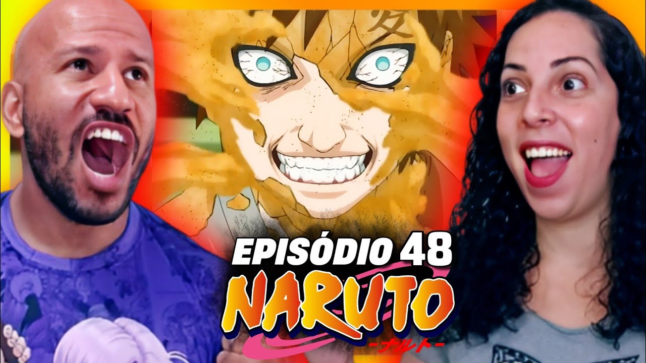 LUTAÇO! ROCK LEE VS GAARA! NARUTO CLÁSSICO EP 48 [REACT E ANÁLISE]