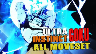 DBFZ All Ultra Instinct Goku Moveset