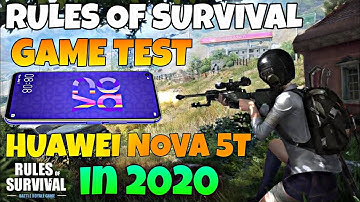 *NEW* RULES OF SURVIVAL | HUAWEI NOVA 5T | GAME TEST | MAX GRAPHICS | DOES IT LAG?