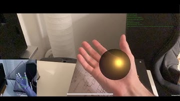 Augmented Reality Hand Tracking with Unity on iPhone XS