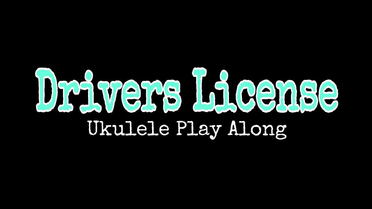 Drivers License Easy Ukulele Tutorial (Play Along) YouTube