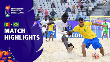 Senegal v Brazil | FIFA Beach Soccer World Cup 2021 | Match Highlights