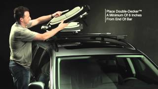 Thule 809 Double Decker Surf Board Kayak Rack Installation Video