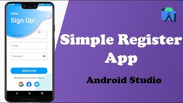 Simple register app | android studio 2023 | Easy One Coders