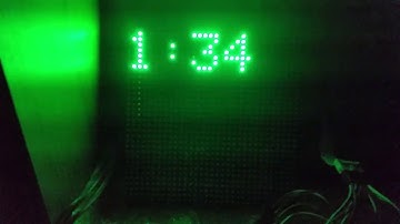 Arduino Matrix Panel countdown