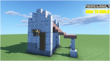 How to build a diorite house in minecraft : easy