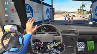 Taxi Sim 2020 🚖🌈 CITY BEACH OLD CAR DRIVER GAME - Car Games 3D Android iOS Gameplay screenshot 2