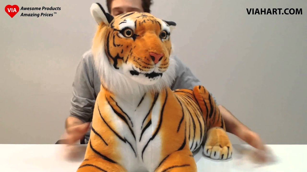 stuffed bengal tiger