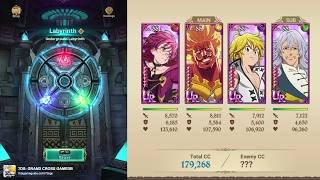 Underground Labyrinth — Difficulty 3 【7DS Team】 | The Seven Deadly Sins: Grand Cross