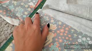Quick and easy burp rags flannel