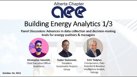 Building Energy Analytics Webinar Series - 1 of 3