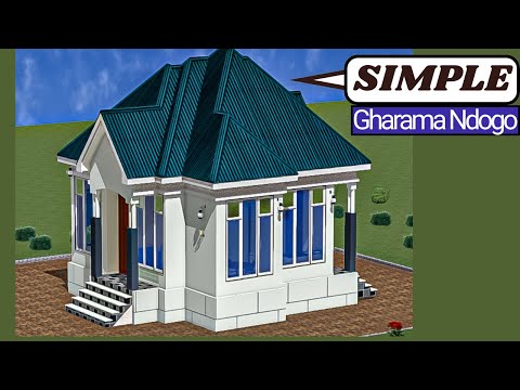 RAMANI NYUMBA NDOGO MJENGO WA KISASA Modern House Plan