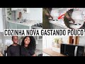 REFORMANDO A COZINHA GASTANDO POUCO Envelopei a pia, ficou linda! Camila Nunes