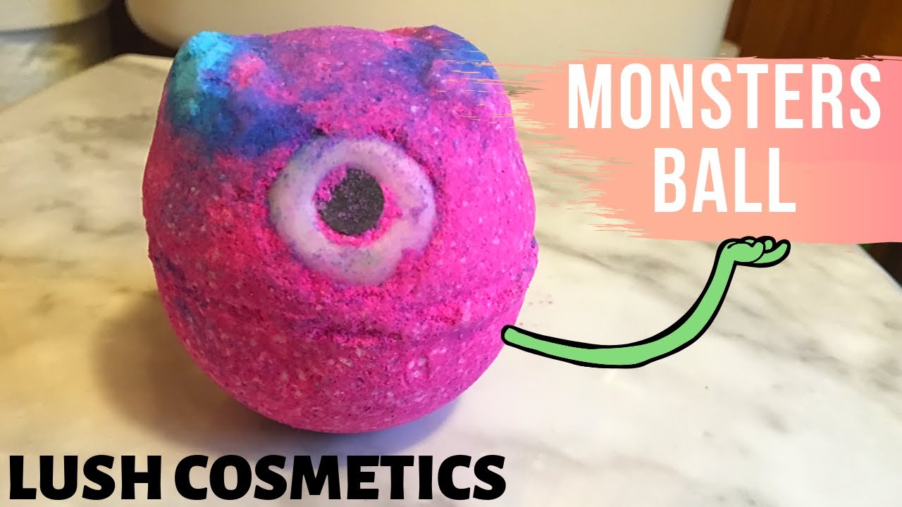 Halloween | Monsters Ball | LUSH COSMETICS Bath Bomb Review