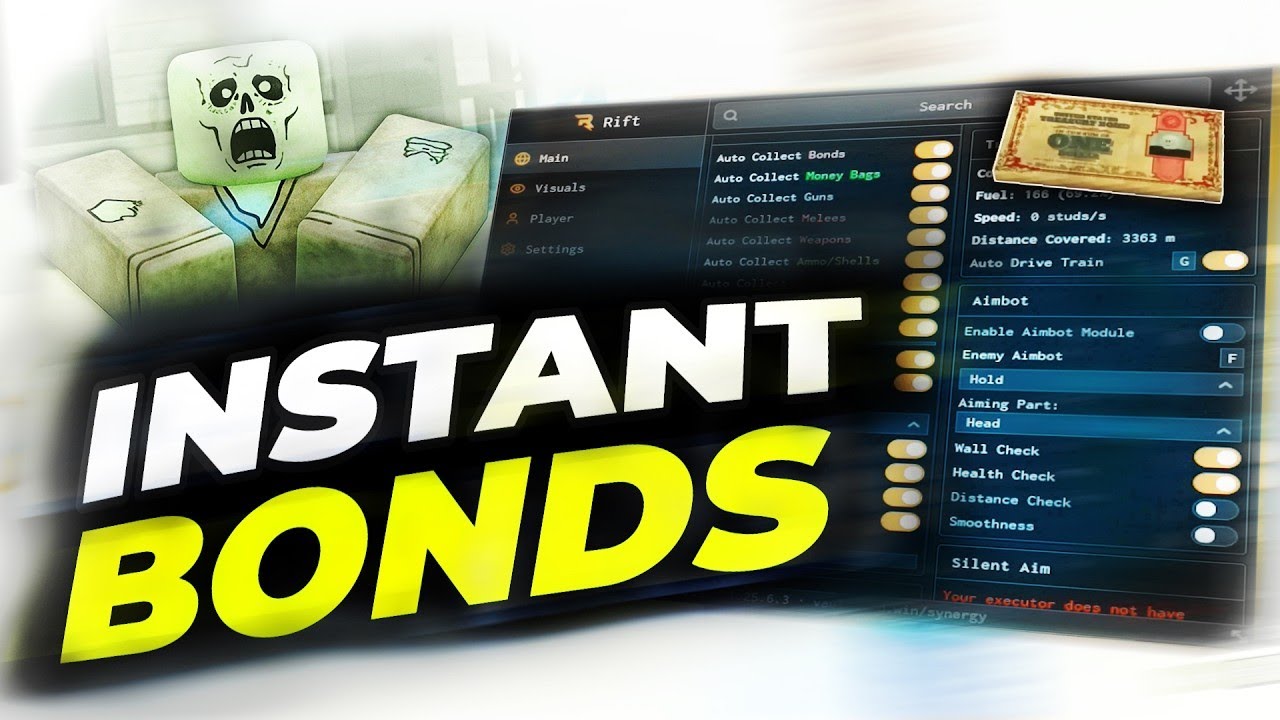 Dead Rails Script *NO KEY* - Auto Win, Auto Bonds, Fly, Kill All & Aimbot! (PC/Mobile)