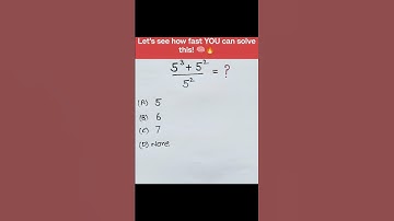 Only 1% Can Solve This in 5 Seconds 😱 | Math Puzzle Shorts #shorts #mathshorts