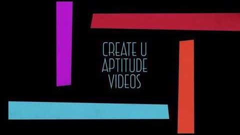 COMPLETE APTITUDE COURSE | CREATE U APP (Play Store) | Crisna Chaitanya Reddy