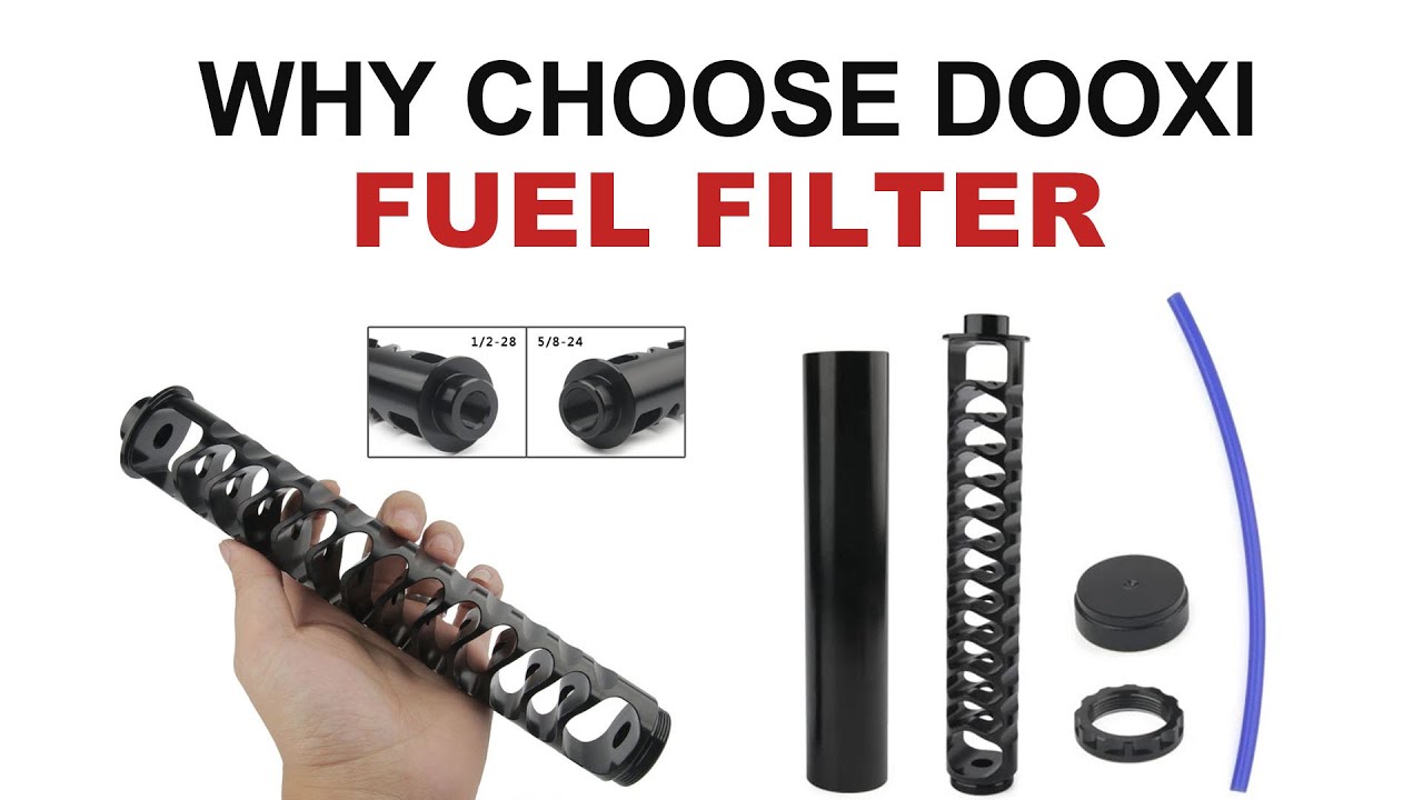 10-inch Spiral 1/2-28 5/8-24 Single-Core Fuel Filter For NaPa 4003 WIX 24003