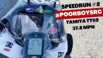 Tamiya TT02 Speedrun challenge number 2 @poorboysrc