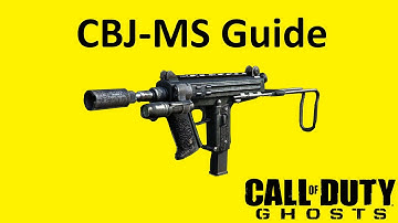 Call of Duty GHOSTS: BEST CLASS SETUP! "CBJ-MS" SMG - (Cod Ghosts Best Class Setup)