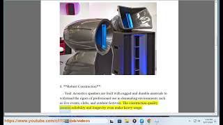 Void speakers 101: void acoustics price list?
