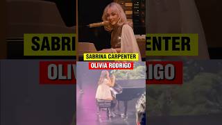 The difference between Sabrina Carpenter and Olivia Rodrigo fanchant reaction #shorts
