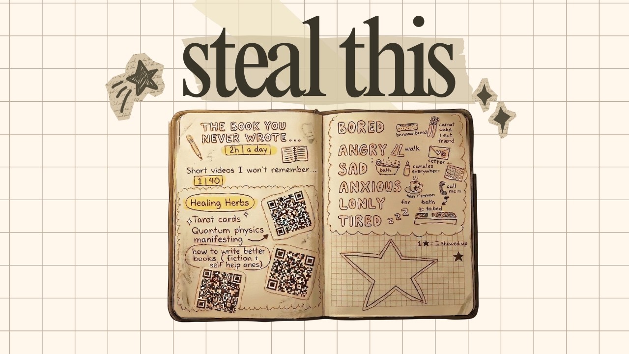 this journal page DROPPED my screen time from 5h to 45min a day