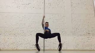 Exotic pole dance. Eva Bembo.