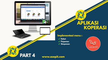 Aplikasi Koperasi Gratis Menu Simpanan, Pinjaman Dan Divisi (Debet, Kredit) Part 4