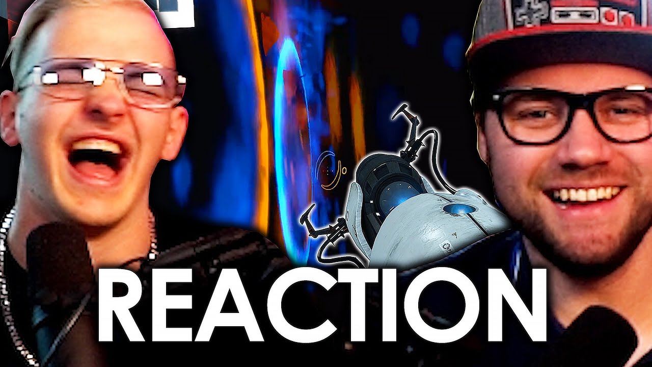 Portal, aber total krank! - Huebi reagiert auf Portal 1 TAS Speedrun (feat. @gutelaunetyp)