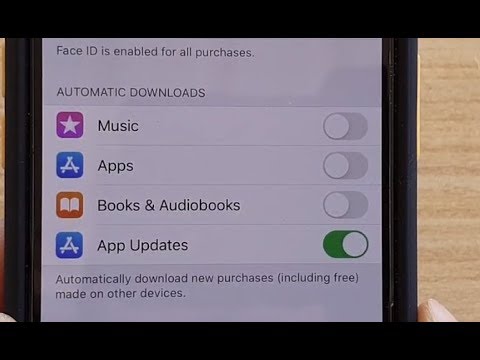 Video: Hoe schakel ik automatische downloads in op mijn iPhone?