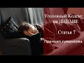Статья 7 УК РФ на диване - принцип гуманизма / уголовный адвокат Смирнов А.М.