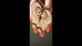 Make Owl from dried branches | #shorts