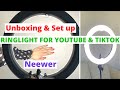 Neewer 18 Inch Ring Light Unboxing | Ring Light Unboxing and How to Assemble | Ringlight for Youtube