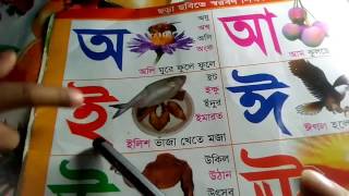 Let's Learn the Bangla Bornamala - Preschool Learning(With Baby)