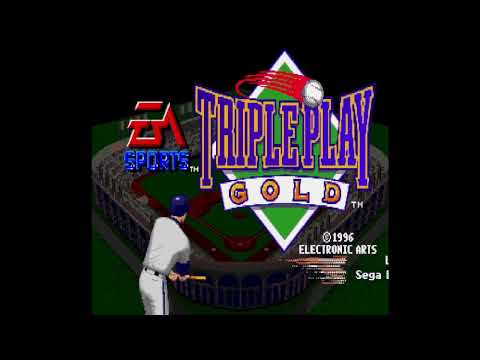 Triple Play Gold (Sega Genesis ):  New York-AL vs New York-NL
