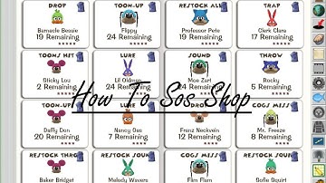 Toontown Rewritten: How To SOS Shop