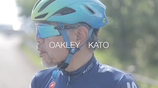 オークリー KATO 装着例 鼻の低い人が装着するとこんな感じ OAKLEY