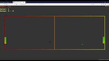 Pong game example made with CrossBrowdy (JavaScript) (Windows 10)
